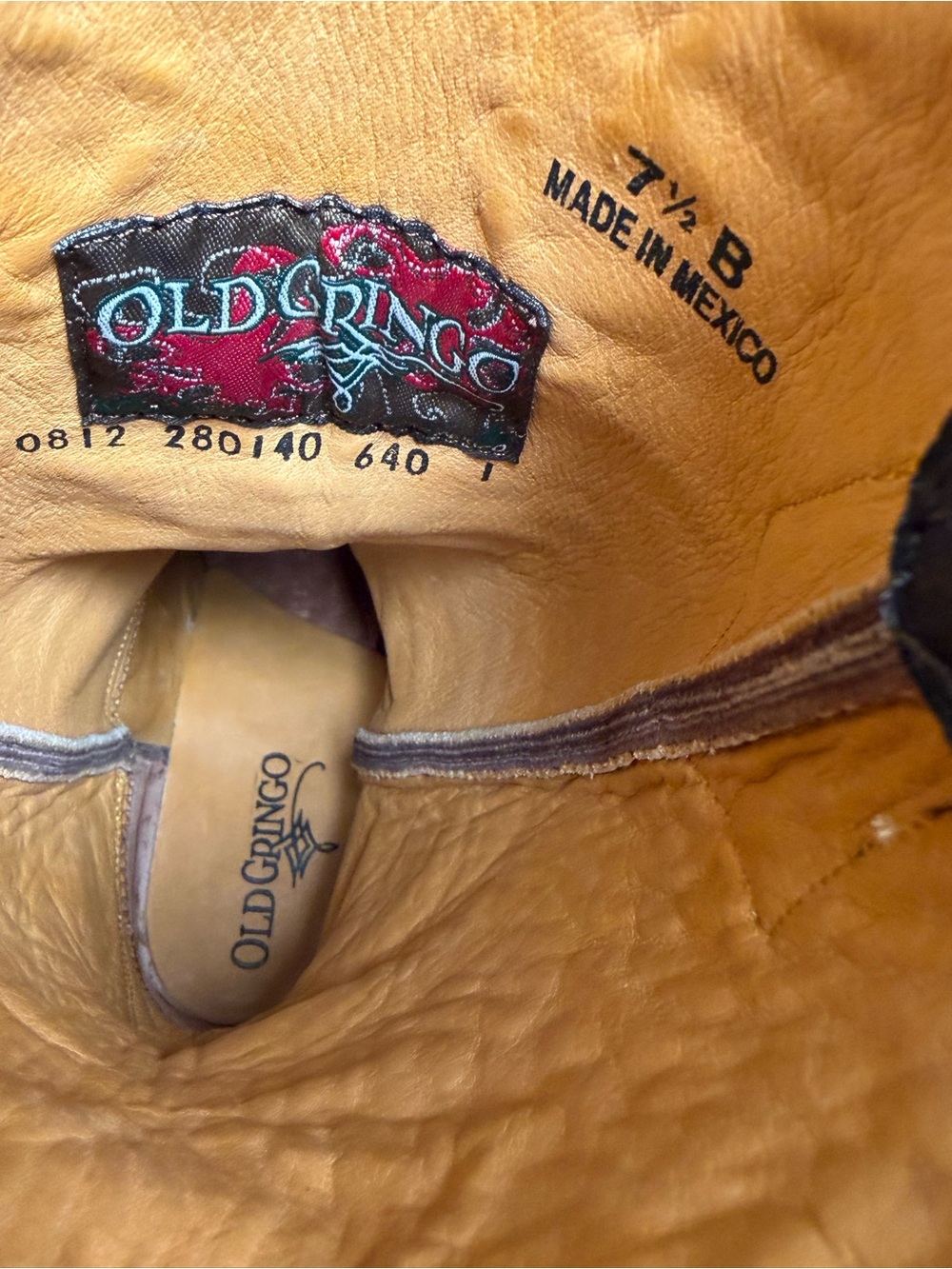 Old Gringo Women's Erin Cowgirl Boots Size 7.5 B Floral Brown Leather Rodeo - Picture 16 of 16